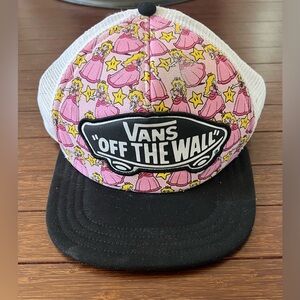 Vans x nintendo princess peach snapback cap